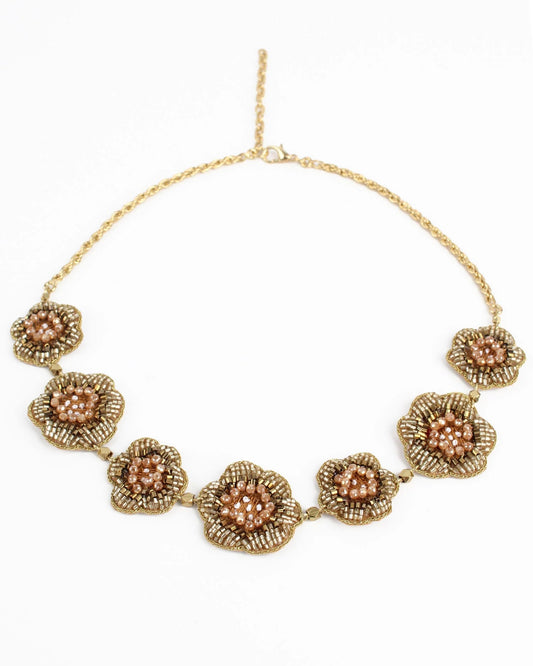 Gold Flower Necklace