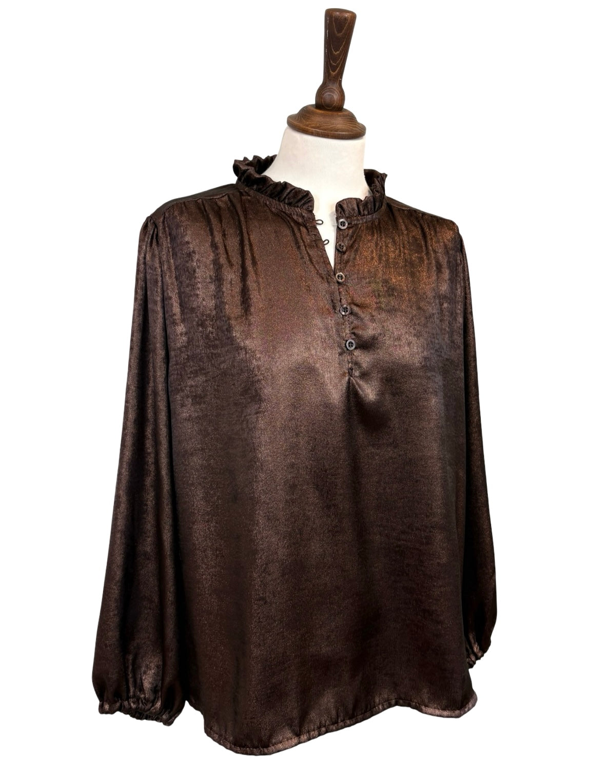Nicole Metallic Blouse