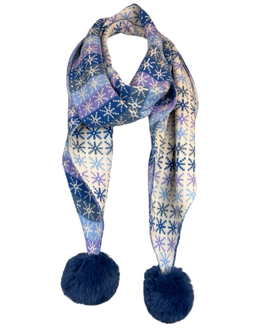 Star Pom Pom Scarf