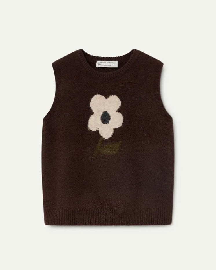 Compania Fantastica Blanca Flower Vest