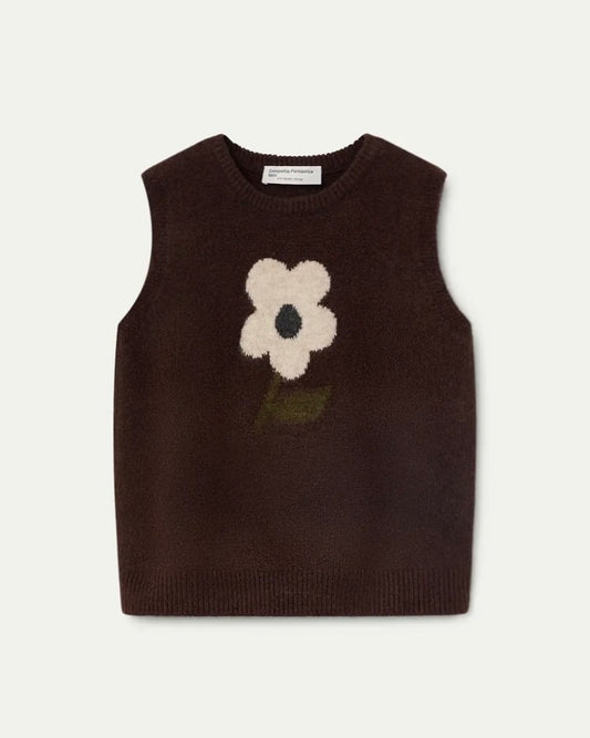 Compania Fantastica Blanca Flower Vest
