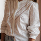 Joanna White Embroidered Shirt