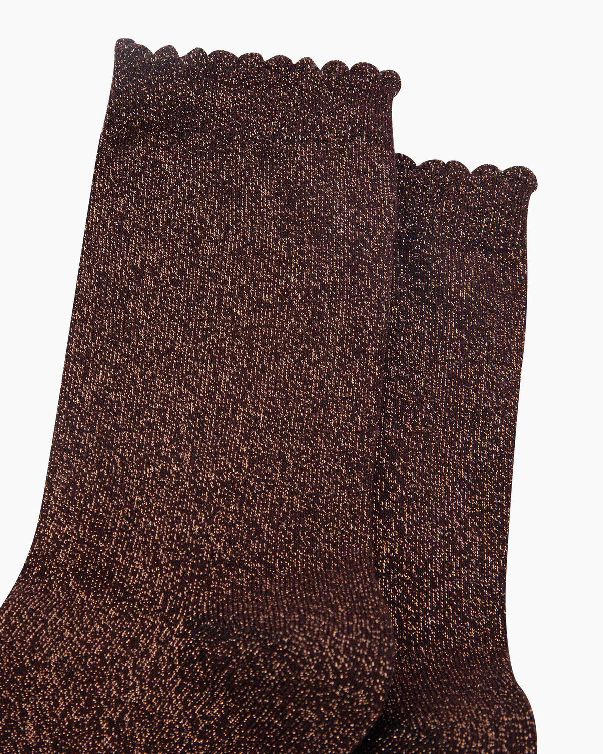 Women's Plain Glitter Socks