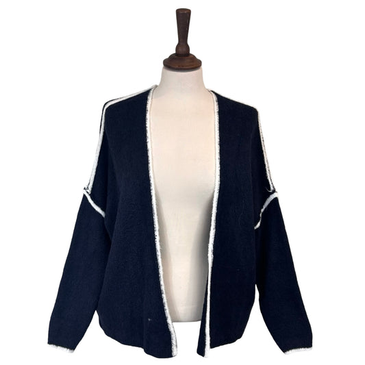 Sally Contrast Edge Cardigan