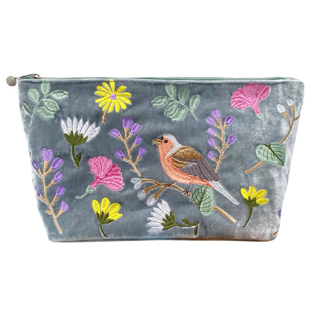 Finch & Flower Large Cosmetic Purse