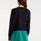 Compania Fantastica Carina Heart Button Cardigan
