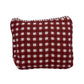 Gingham Trio Vanity Block Print Cosmetic Bags