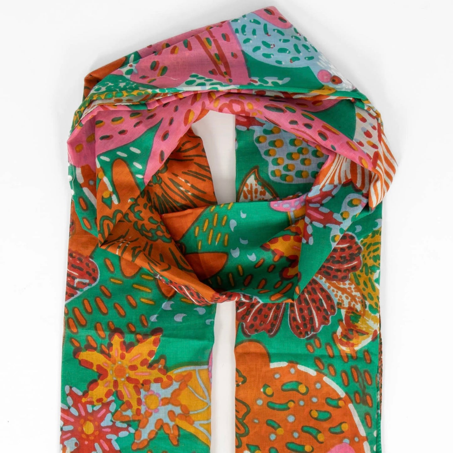 Amara Floral Jungle Print Scarf