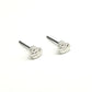 Micro Heart Studs