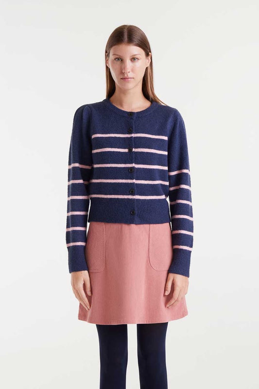 Compania Fantastica Blanca Stripe Cardigan