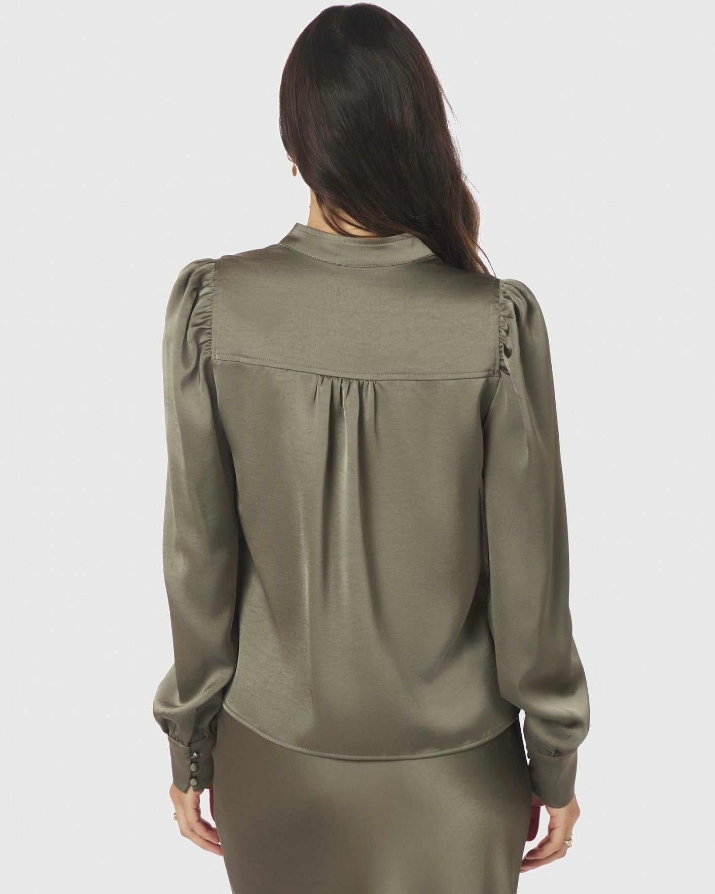 Neo Noir Rosslyn Heavy Sateen Blouse