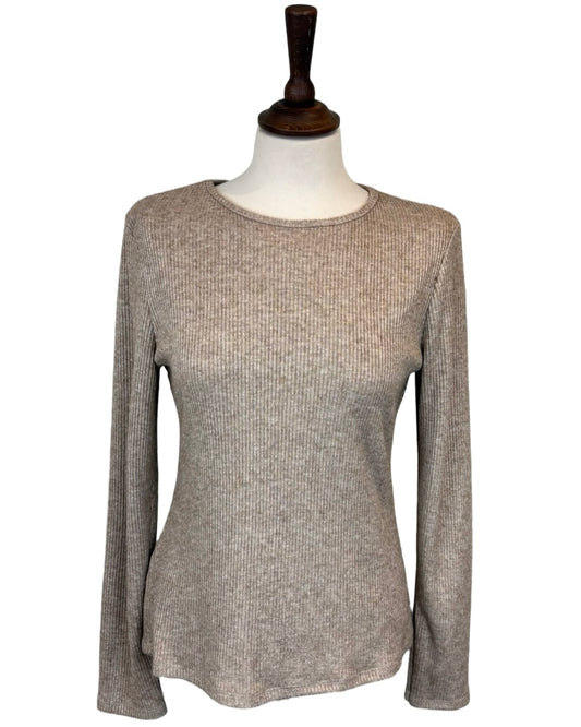 Esty Lurex Ribbed Top