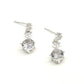 Crystal Trilogy Drop Earrings