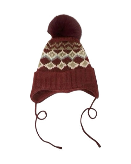 Pom Pom Nordic Hat