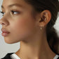 Gold Trio Drop Stud With Cubic Zirconia