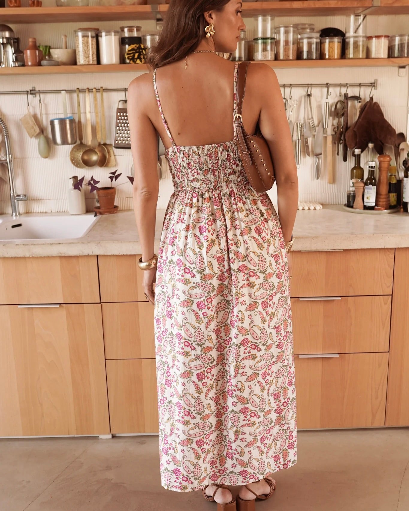 Gala Floral Strap Dress
