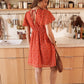 Heva Floral Tie Back Dress
