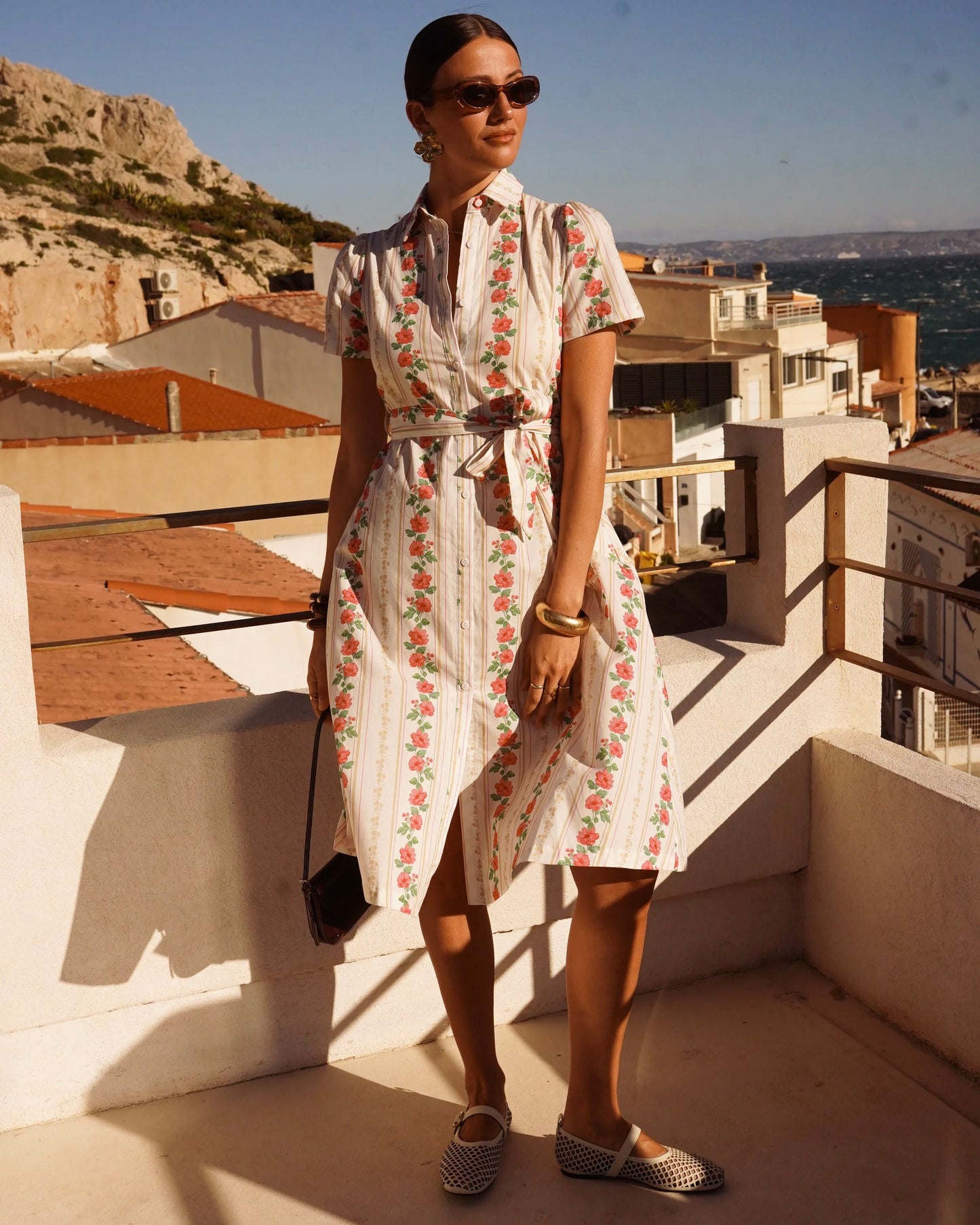 Ondara Floral Shirt Dress