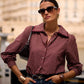 Auguste Check Blouse