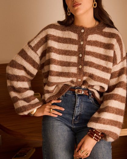 Dilly Stripe Cardigan