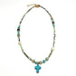 Crystal And Cross Necklace