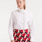 Compania Fantastica Alejandra Frill Collar Shirt