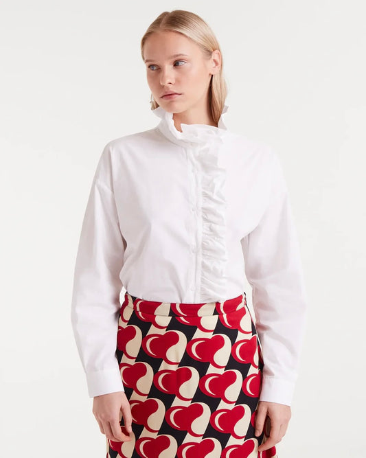 Compania Fantastica Alejandra Frill Collar Shirt