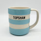'Topsham' Cornishware Turkish Blue 10oz Mug