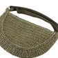 Straw Half Moon Crossbody bag