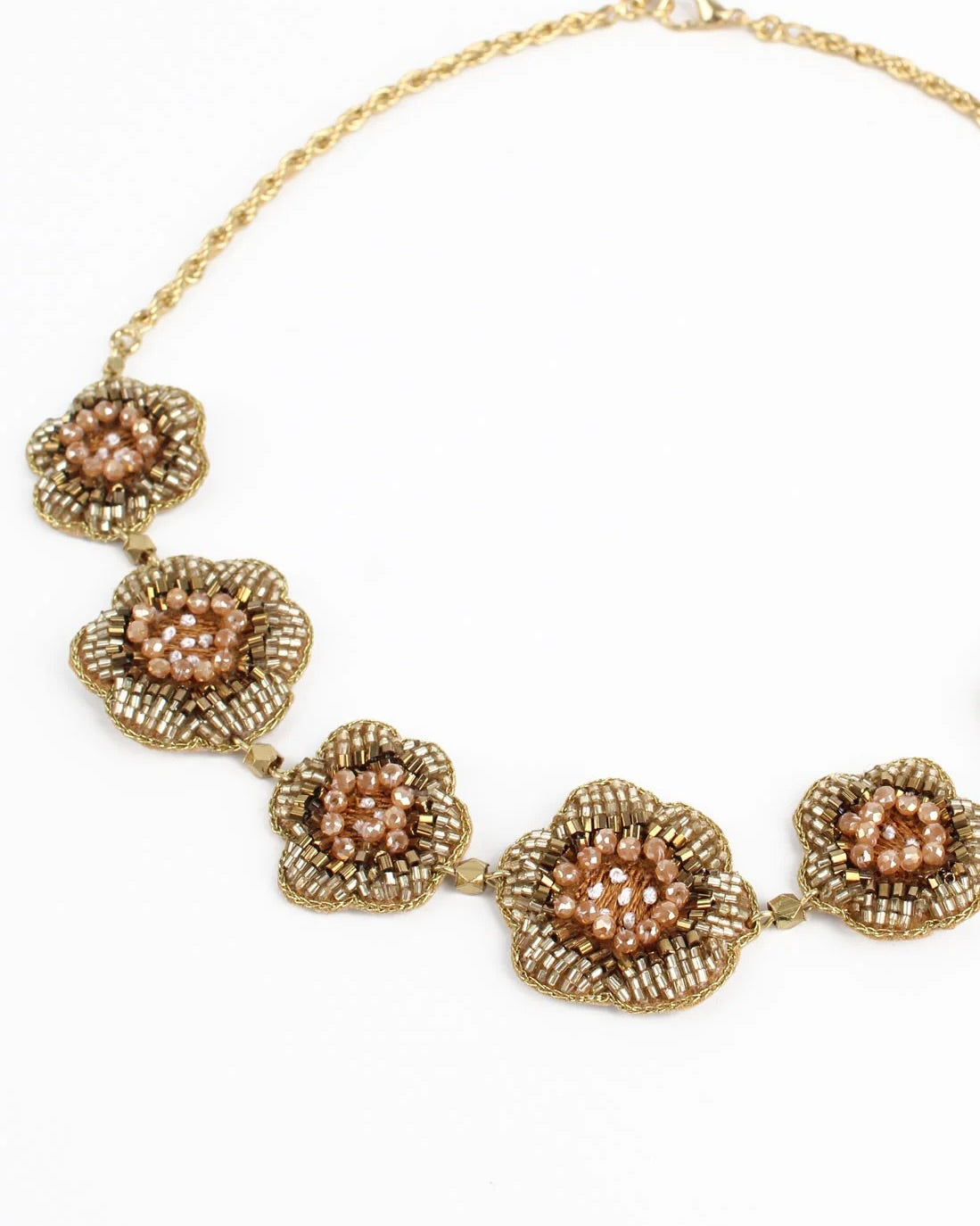 Gold Flower Necklace