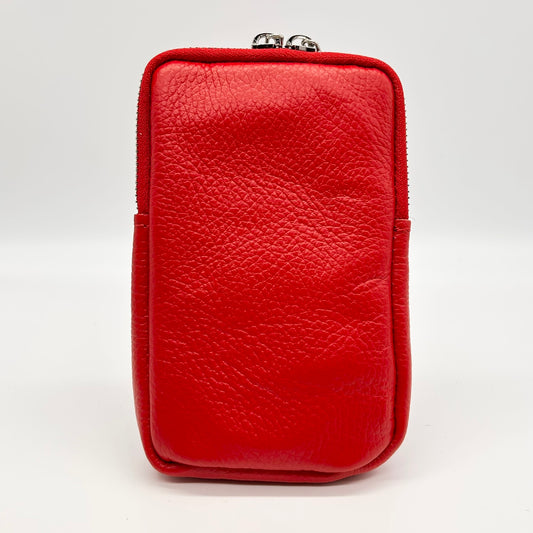 Leather Crossbody Smartphone Pouch
