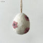 Felted Daisy Egg