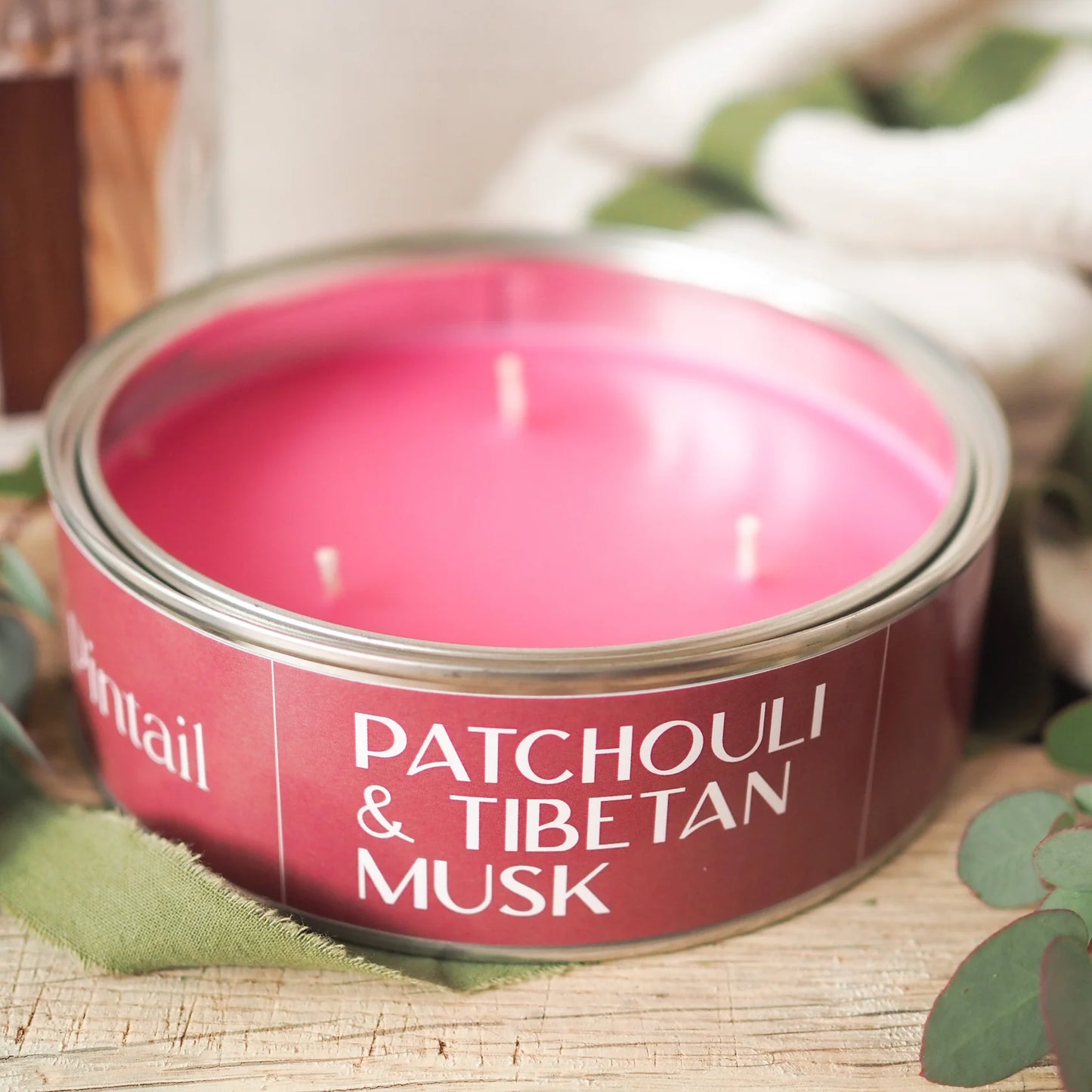 Patchouli & Tibetan Musk Candle Tin