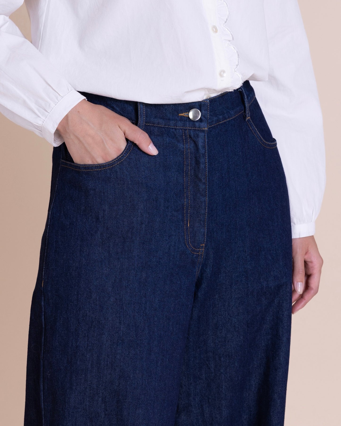 Denim Wide Leg Jean