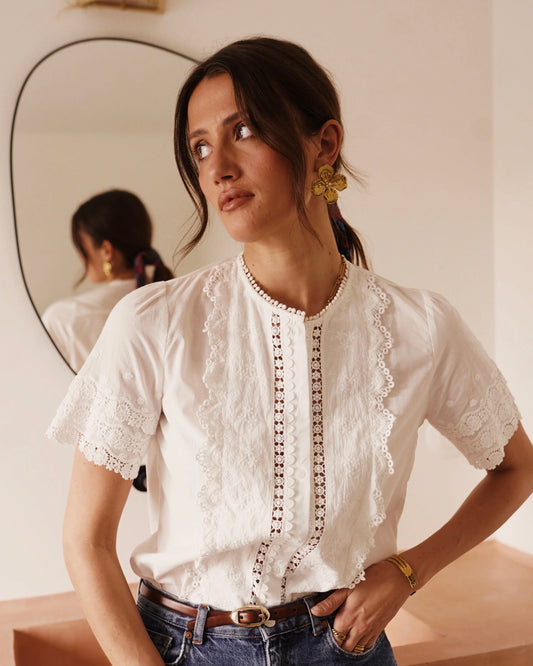 Anne Short Sleeve Blouse