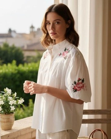 Hattie Embroidered Blouse