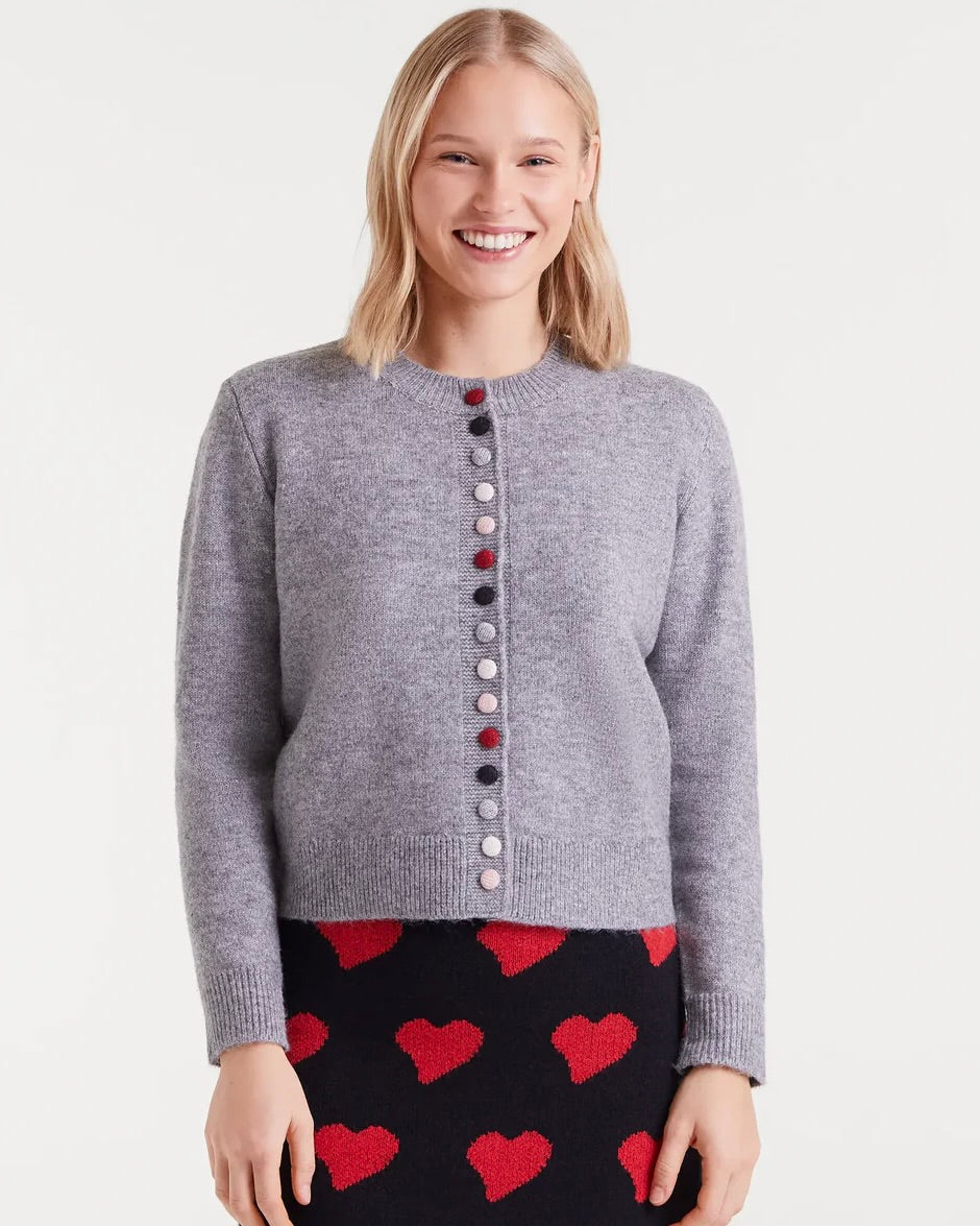Compania Fantastica Renata Coloured Button Cardigan
