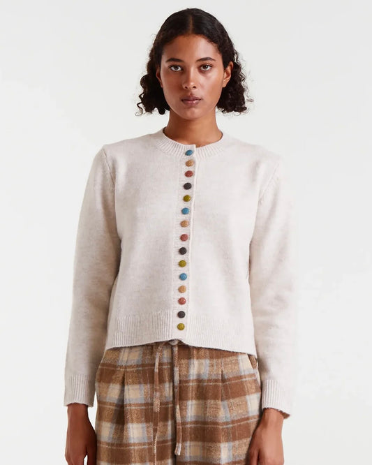 Compania Fantastica Renata Coloured Button Cardigan