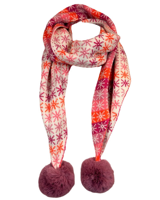 Star Pom Pom Scarf