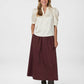 Neo Noir Yara Poplin Skirt