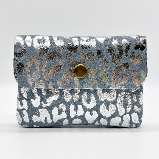 Leather Animal Print Coin Purse
