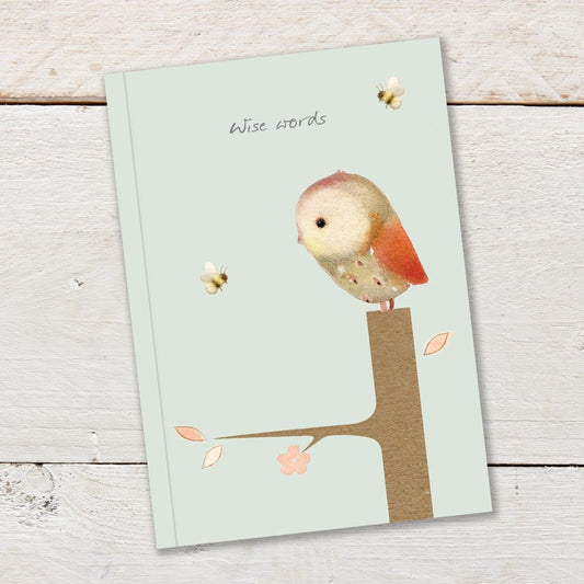 Wise Words Owl & Bees Notebook