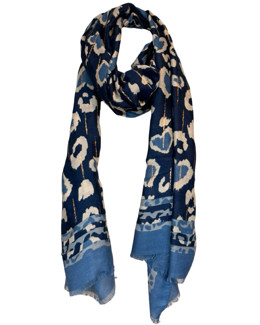 Lightweight Animal Print Scarf