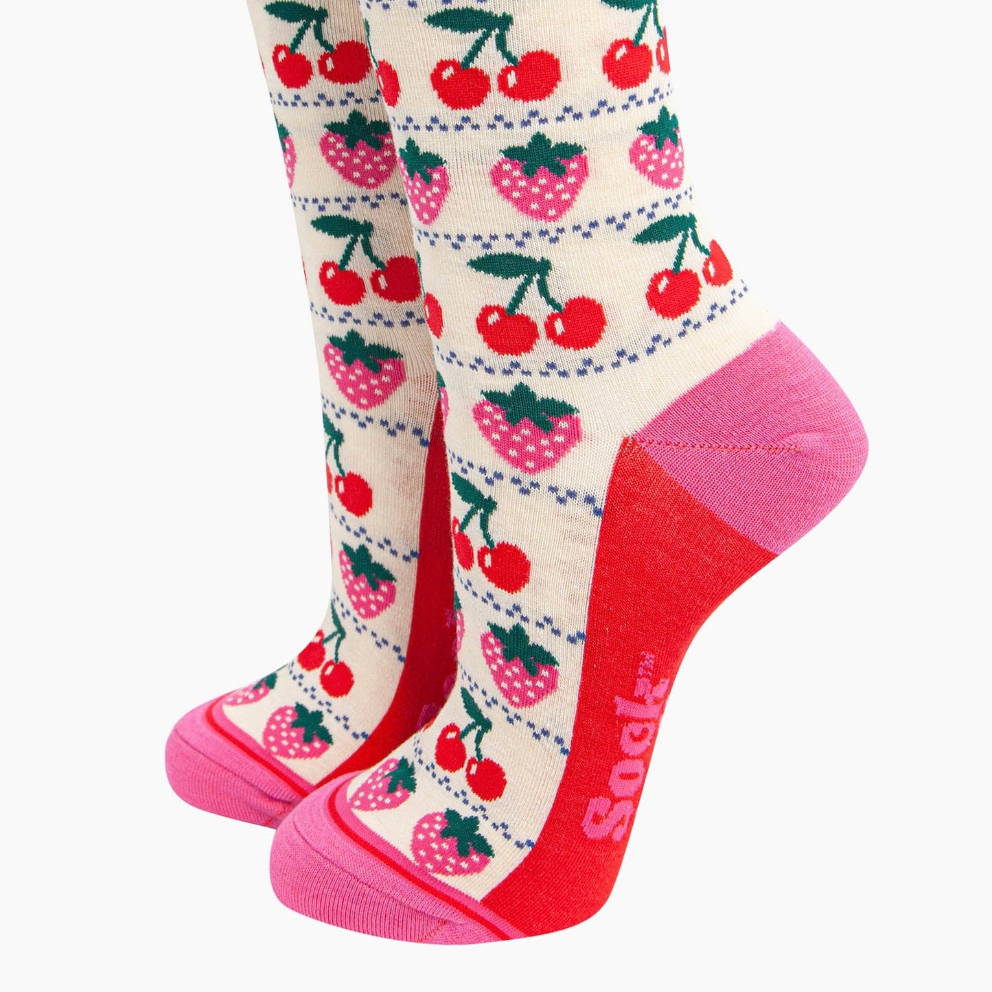 Bamboo Cherry & Strawberry Socks