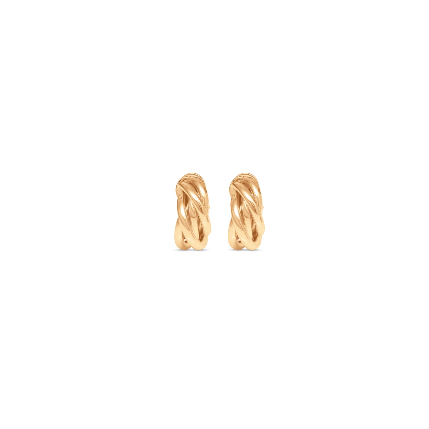 Talis Chains Chunky Twist Hoops