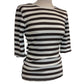 Florence Three Quarter Sleeve Stripe Top