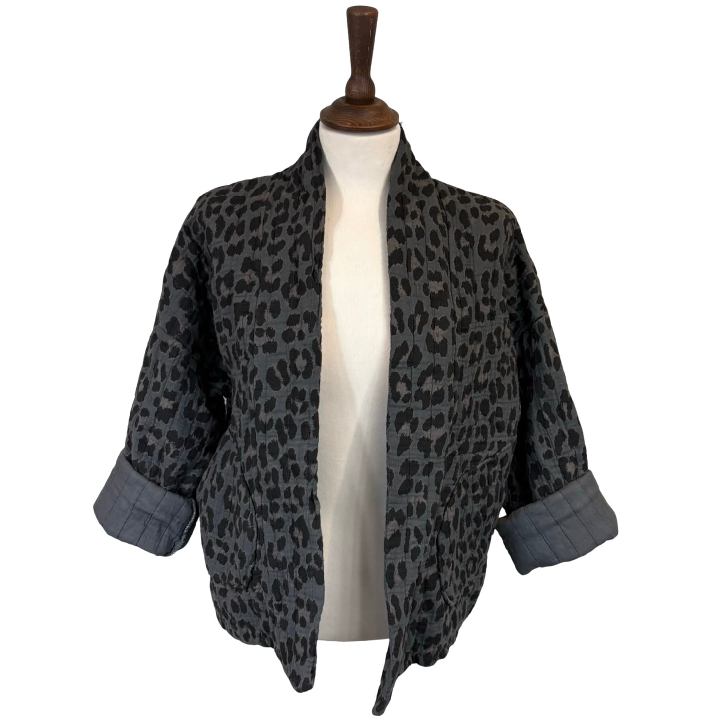 Caprice Leopard Kimono Jacket