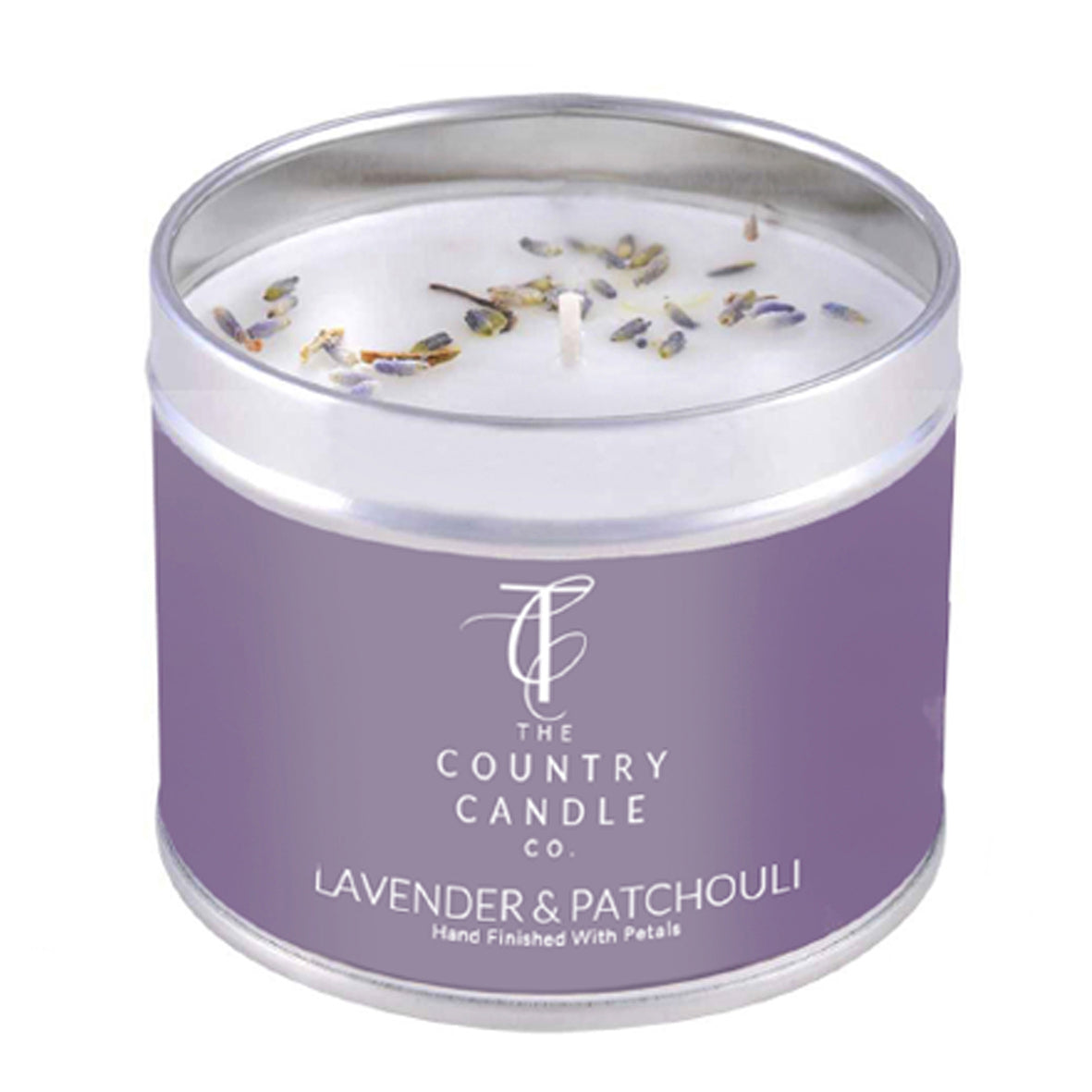 Lavender & Patchouli Candle Tin