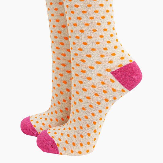 Women's Glitter Spot Socks