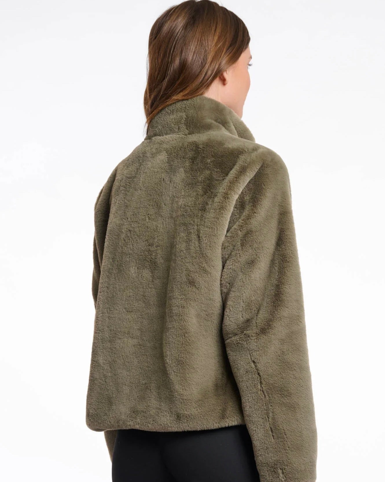 Rino & Pelle Vie Single Breasted Faux Fur Jacket